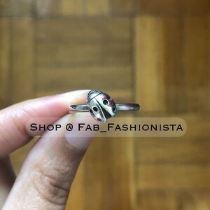 James Avery retired ladybug sterling silver ring size 7.5